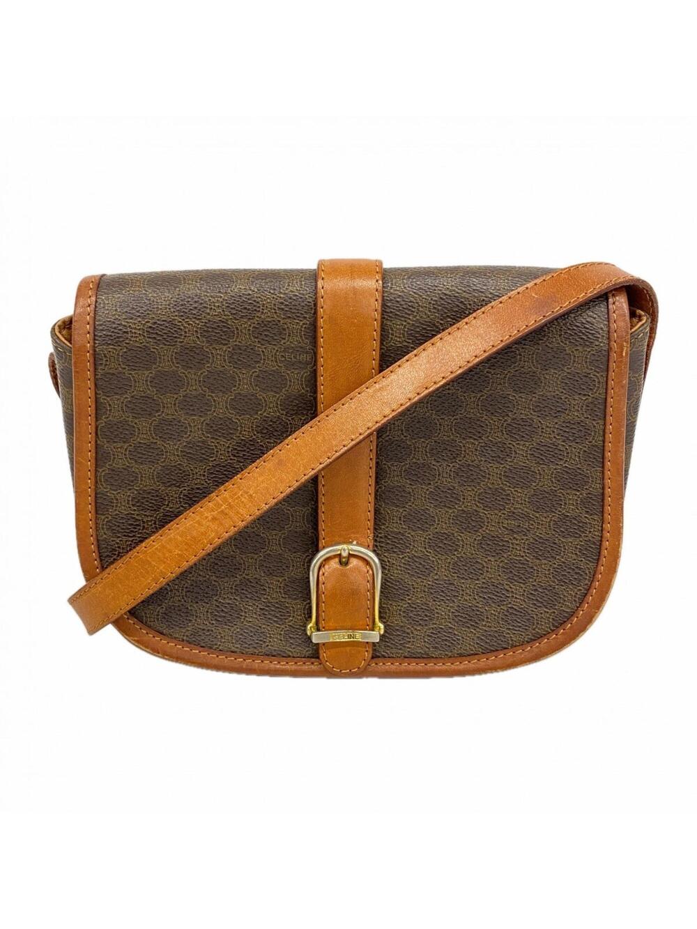 Celine Vintage Saddle Flap Shoulder Bag #286457C49B